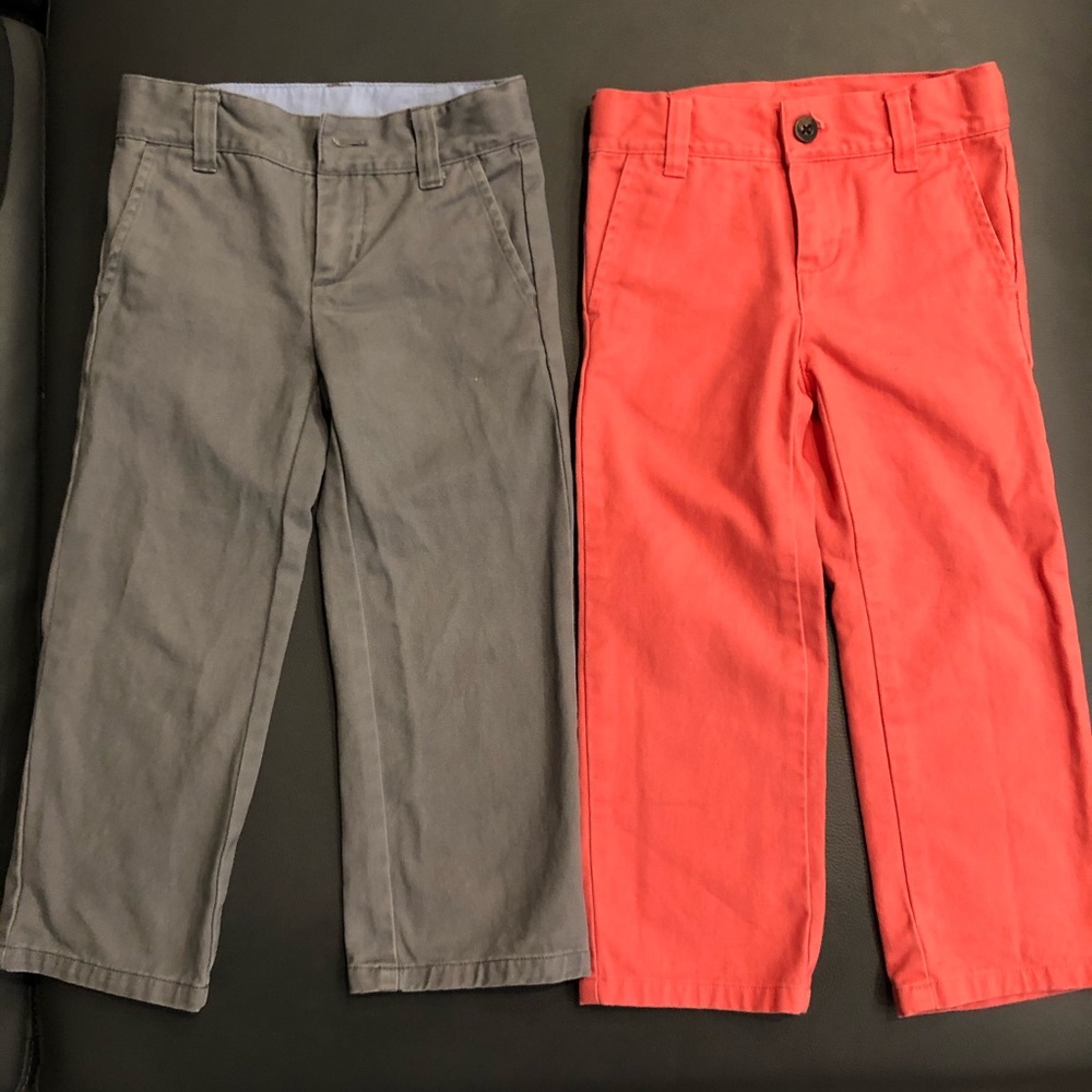 ✨Janie and Jack grey and pink pants, size 3y/o✨